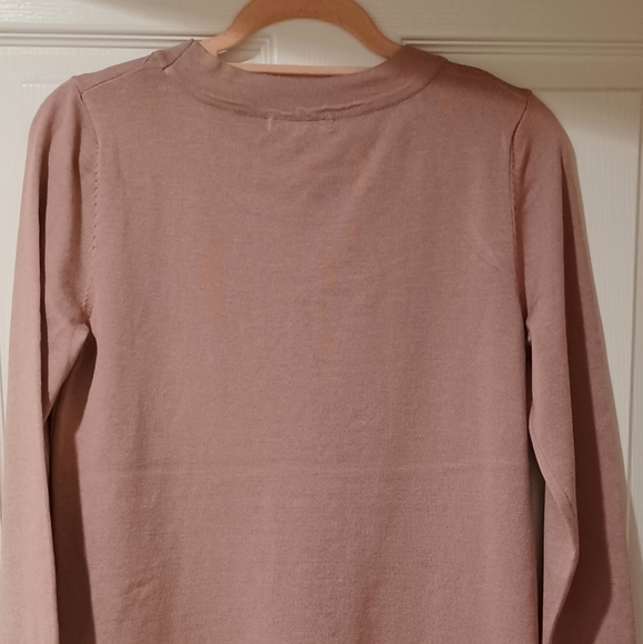 CABLE & GAUGE RAYON PINK MAUVE TOP RHINESTONES ACC - Picture 3 of 10